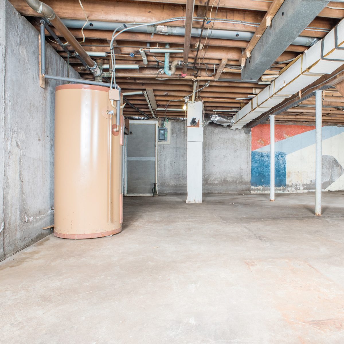 01 basement waterproofing set 34 before