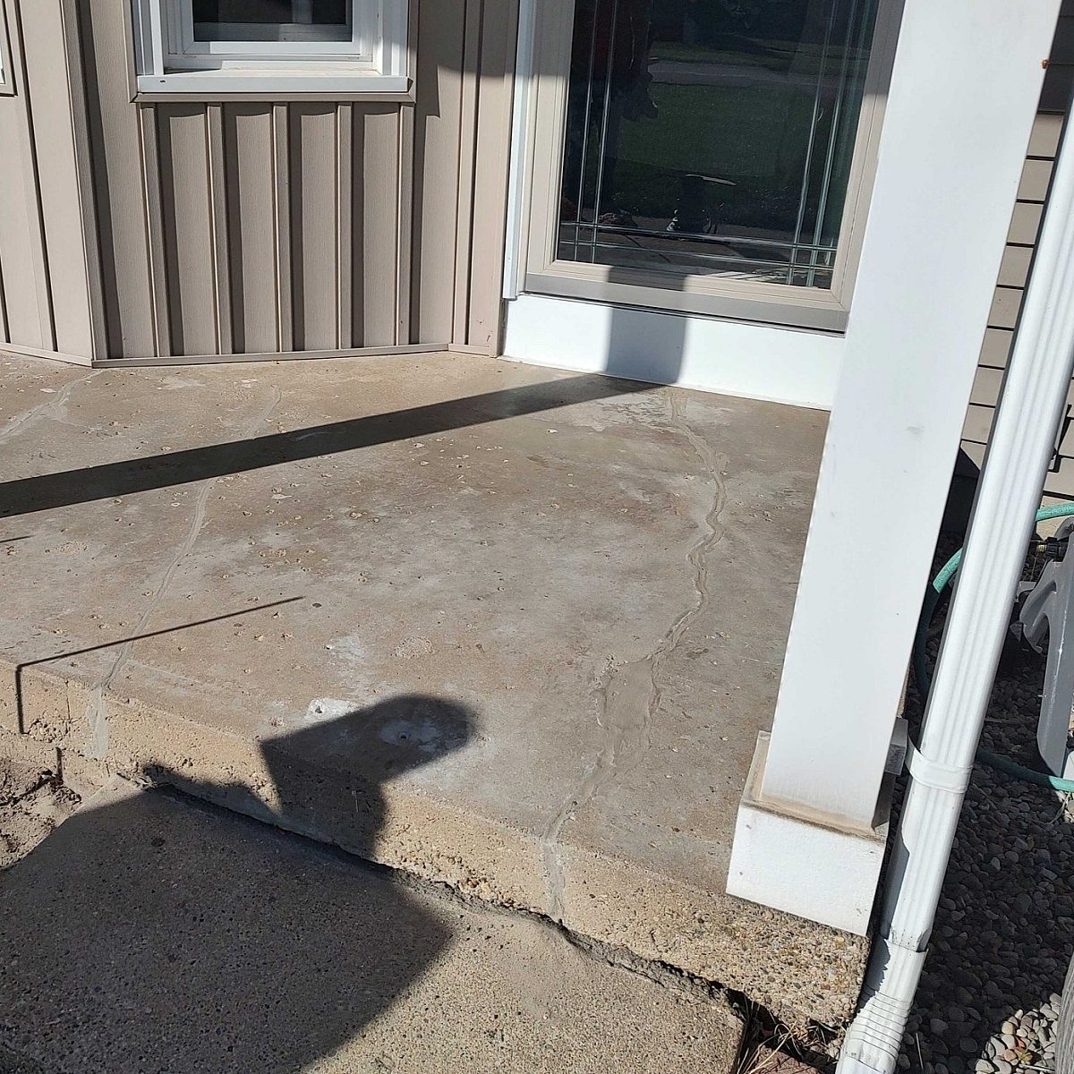 Cracked Porch Stoop_After