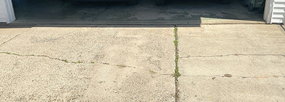 What causes a gap between your driveway and garage blog image 2 1