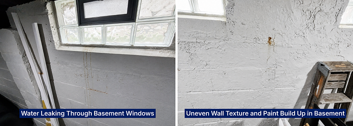 Why basement waterproofing paint bubbles and peels
