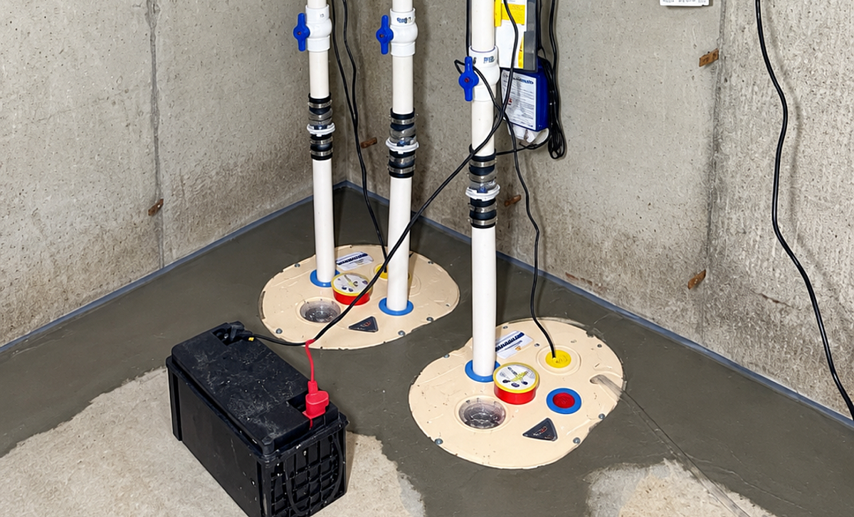 Water took over their finished basement blog