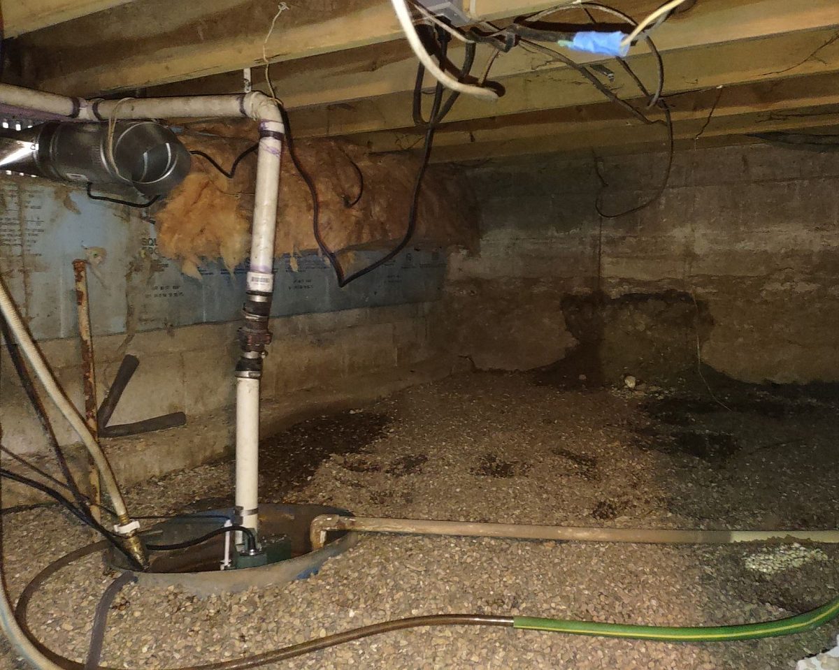 Crawl space basement water intrustion blog