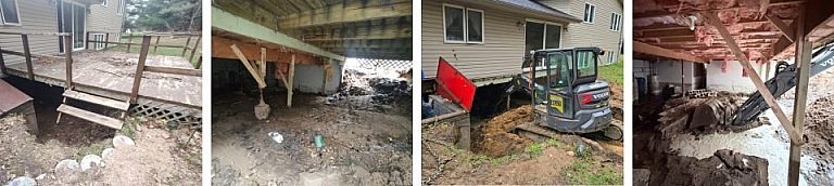 Helping a central lake family rebuild after a basement wall collapse1