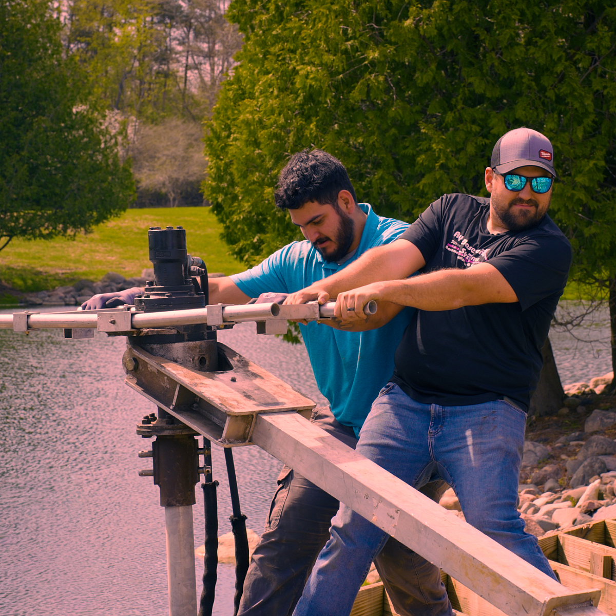 Installing Deck Pier