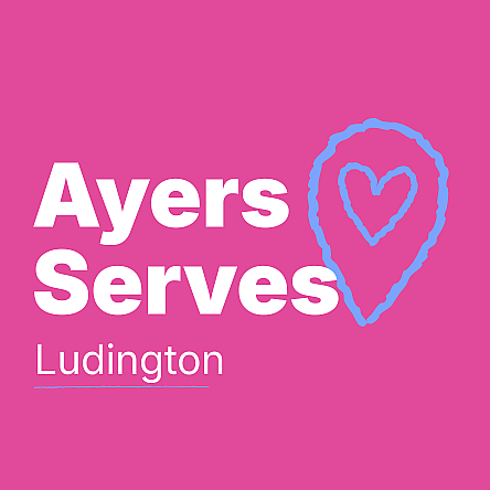 Ayers Serves Blue Pin Ludington