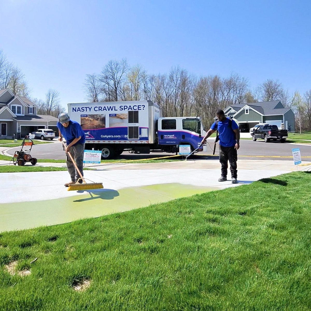 Sealantpro concrete sealer installation driveway michigan