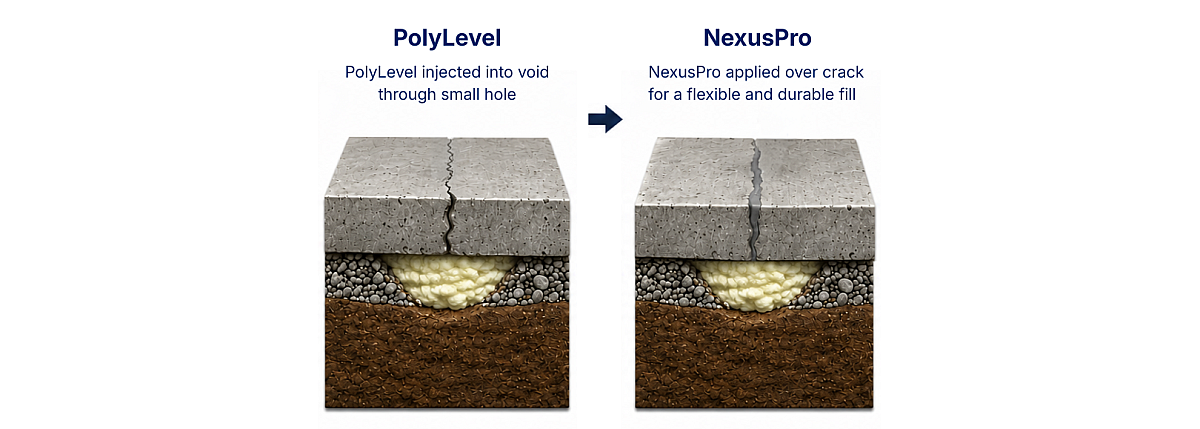 How does cracked concrete floor repair work 2