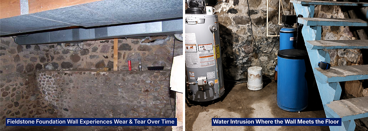 Repairing and waterproofing fieldstone foundations PR334554 image1