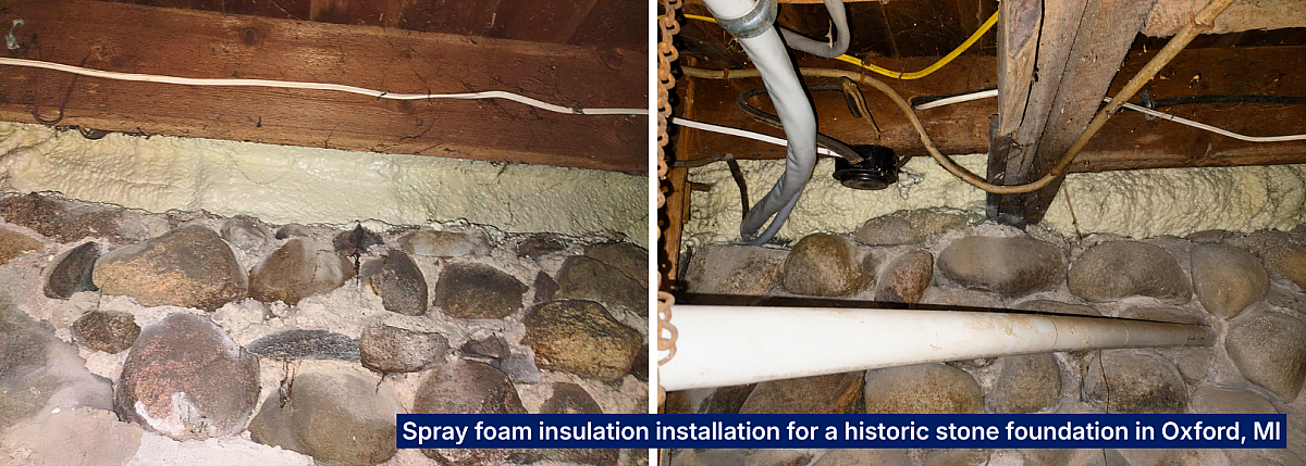 Rim joist insulation spray foam is it the best option