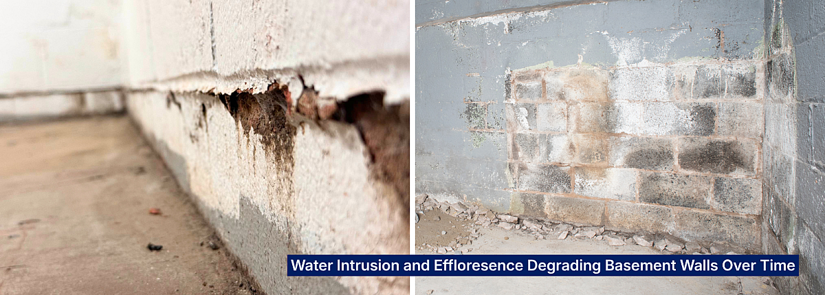 Why basement waterproofing paint bubbles and peels