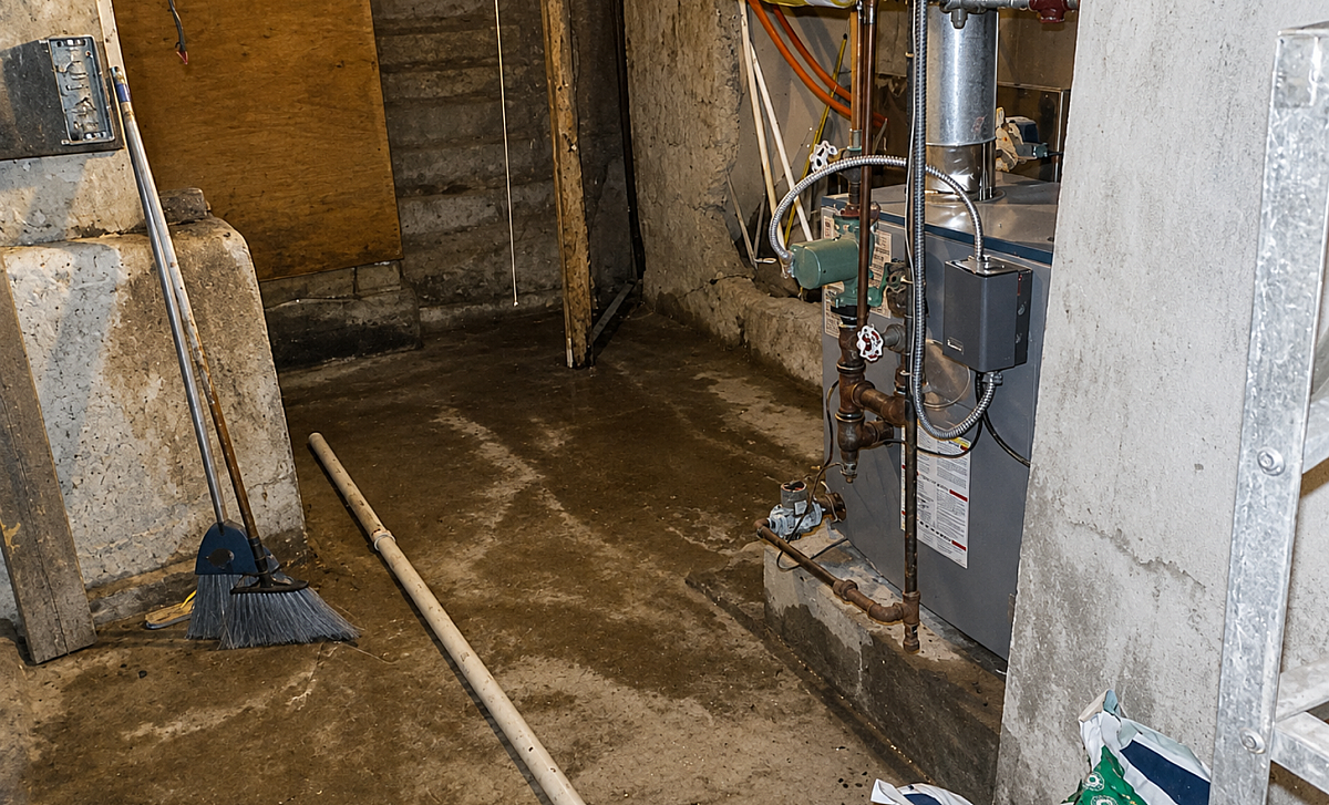 Concrete foundation footing