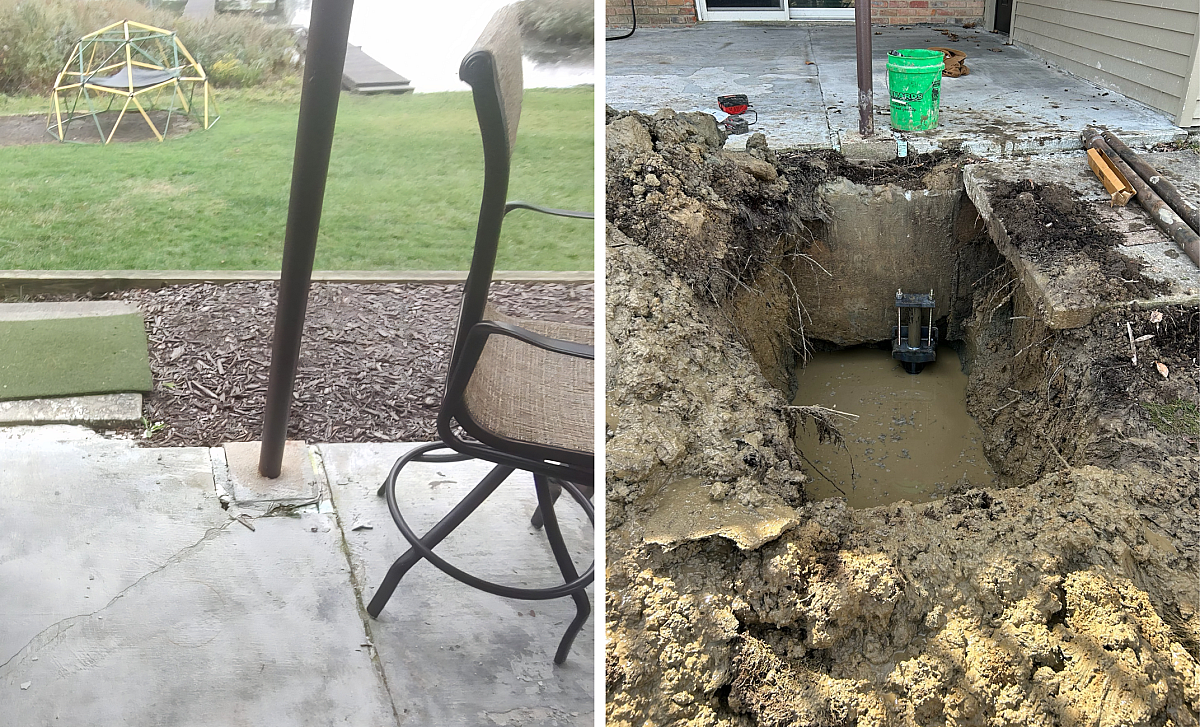 Sinking deck replacing it wont fix the real problem