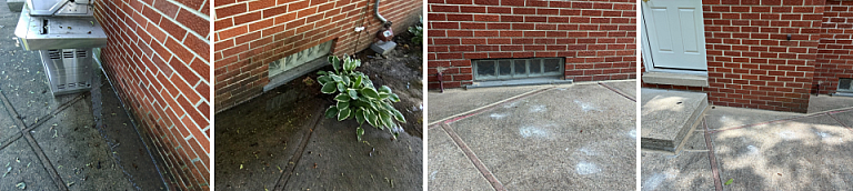 Why is water collecting near my foundation 4