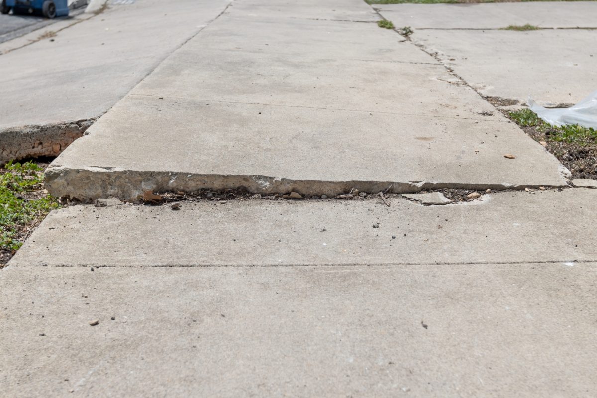 Concrete is sinking and settling