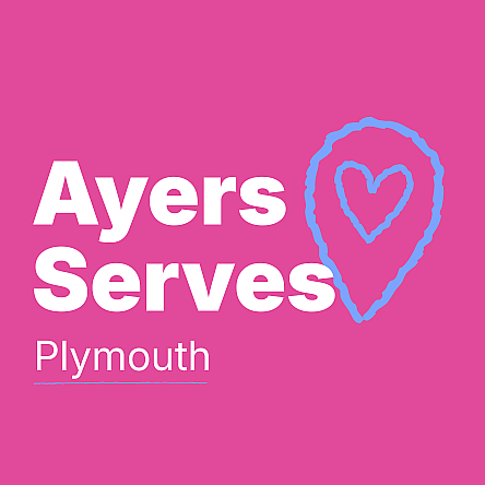 Ayers Serves Blue Pin Plymouth